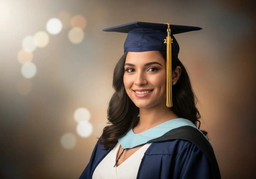 AI Graduation Photo