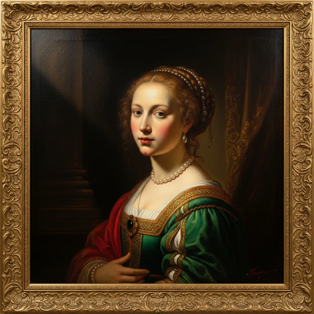 Sesudah - Potret Jadi Lukisan Klasik