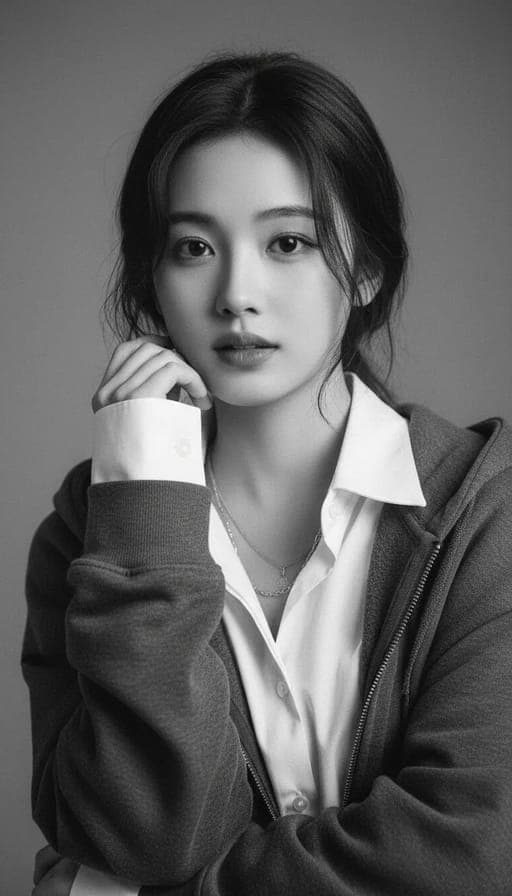 Potret Monokrom Artistik