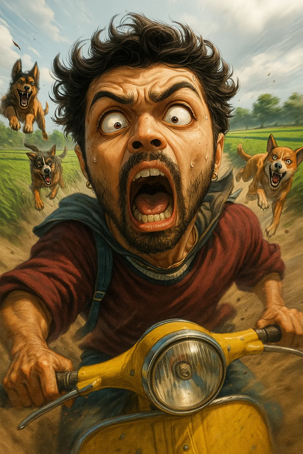 Selfie Vespa Vintage