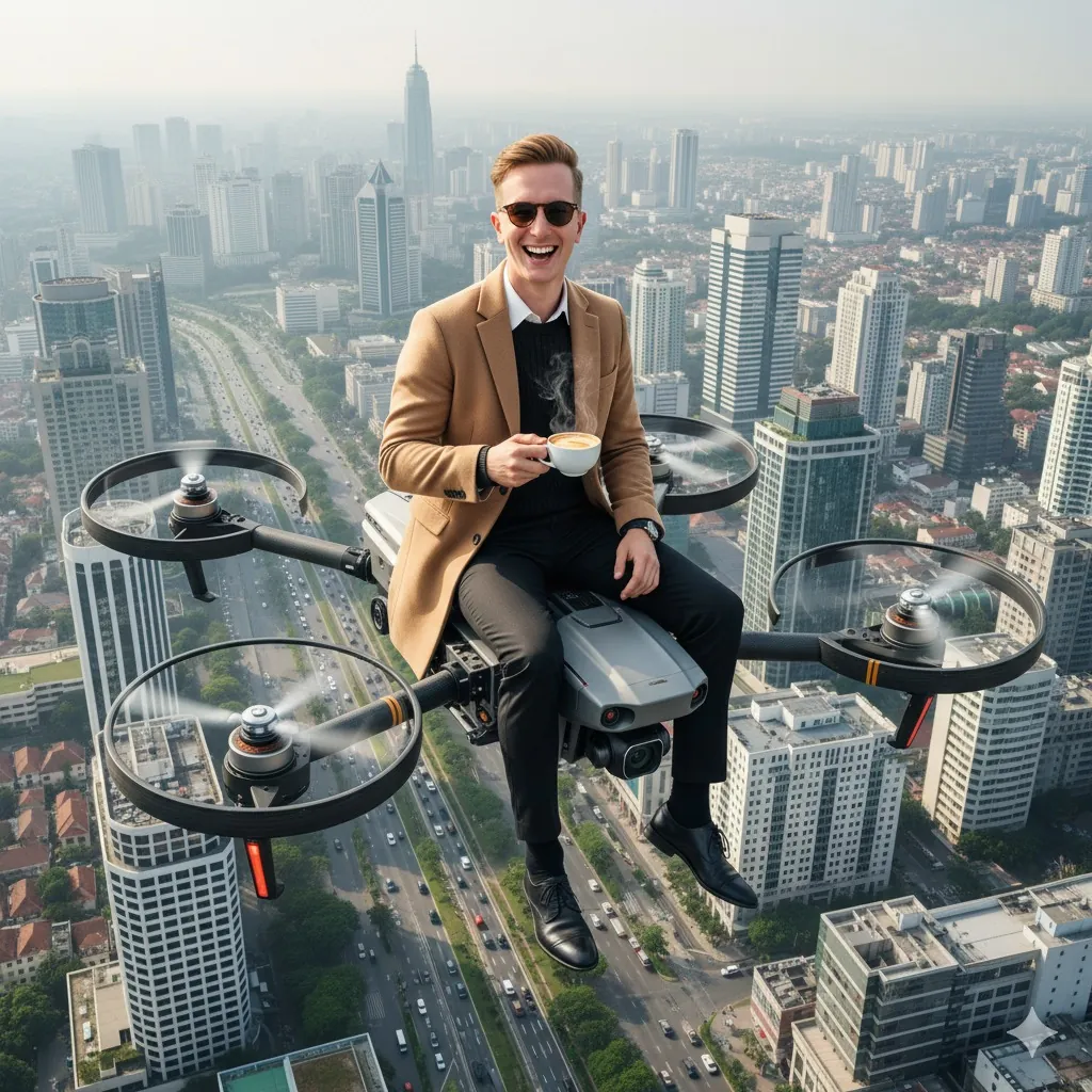 Terbang dengan Drone